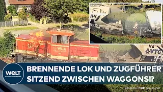 SCHWERES GÜTERZUG-UNGLÜCK: Lokführer stirbt unter tonnenschweren Waggon