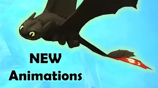 They FINALLY Updated Toothless!!! - New Animations Review - School of Dragons