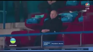 Путин задремал во время прохода сборной Украины на Олимпиаде