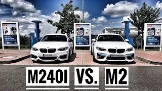 BMW M240i (JB4) vs. BMW M2 / 80-250 km/h / German Autobahn / Acceleration Sounds