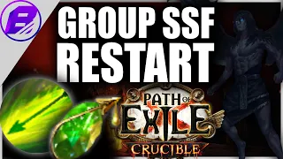 Caustic Arrow Pathfinder FT. Honest Thoughts On Crucible | Group Found SSF Day #1 | PoE 3.21