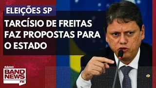 Tarcísio de Freitas, pré-candidato do Republicanos ao Governo de SP, faz propostas para o estado