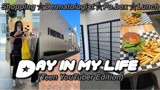 *a realistic* day in my life as a teen content creator po.box, shopping, lunch ||Ra’Mariah Alexia