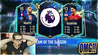 KRANK! 2x PREMIER LEAGUE TOTS IM PACK + MBAPPE GEZOGEN 🔥🔥 FIFA 21 PREMIER LEAGUE TOTS PACK OPENING