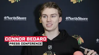 Connor Bedard after Prospect Showcase win | Chicago Blackhawks