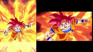 NEW!! LR Super Saiyan God Goku Super attack References! - Dragon Ball Z Dokkan Battle