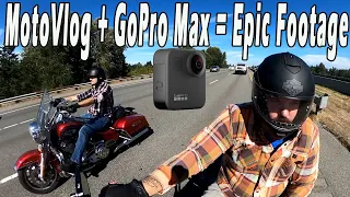 GOPRO MAX OVERVIEW - EPIC MOTOVLOG CLIPS