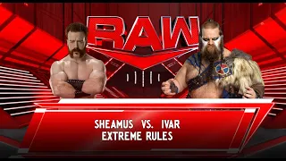 WWE 2K24 - Sheamus vs Ivar | Monday Night Raw | Extreme Rules Match | #wwe #wwe2k24 #sheamus #ivar