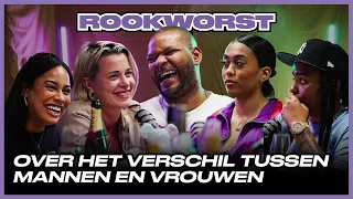Hef, Quessswho, Dieuwertje, Dominique & Kimberlee in Rookworst de Podcast