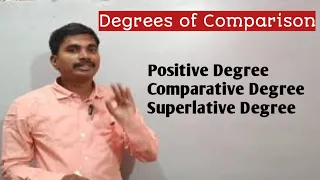 English Grammar : Degrees of Comparison