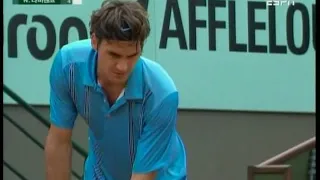 2007 Roland Garros SF R Federer vs N Davydenko CD1