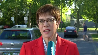 Annegret Kramp-Karrenbauer im phoenix tagesgespräch