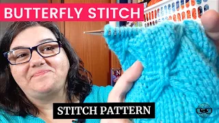 Slip-Stitch Knitting: Butterfly Stitch