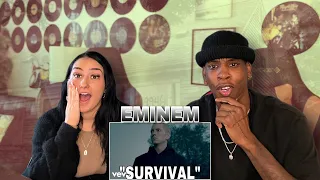FIRST TIME HEARING Eminem - Survival (Explicit) REACTION