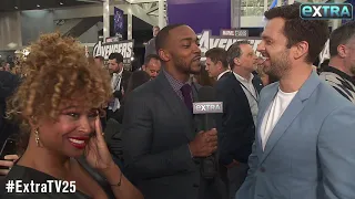 Watch! Sebastian Stan & Anthony Mackie Get Their Dance on at ‘Avengers: Endgame’ Premiere