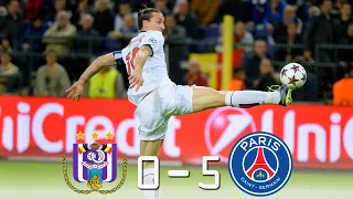 Anderlecht 0 - 5 PSG (Ibrahimović Hat Trick) ● UCL 2013 | Extended Highlights & Goals