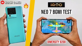 iQOO Neo 7 Pubg Test, Heating and Battery Test | Dimensity 8200 🔥