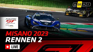 LIVE | Rennen 2 | Misano | Fanatec GT World Challenge Europe Powered by AWS (Deutsche)