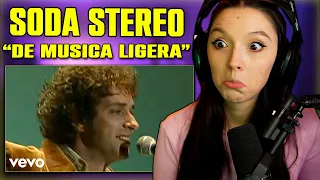 SODA STEREO - De Música Ligera | FIRST TIME REACTION | Live