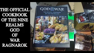 THE OFFICIAL COOKBOOK OF THE NINE REALMS GOD OF WAR RAGNAROK│ UNBOXING