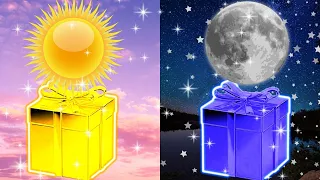 Escolha seu presente de Sol ou Lua 🎁 Choose Your Gift Sun or Moon 🎁 Elige Tu Regalo 🎁