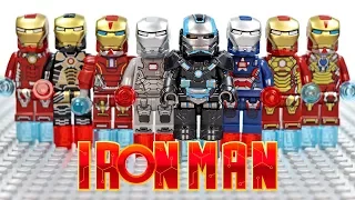 LEGO Iron Man Ziran Armor War Machine Iron Patriot Rescue Armor Pepper Potts Unofficial Minifigures