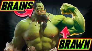 I love playing Orc. They got everything. Brawn and brains - WC3 - Grubby