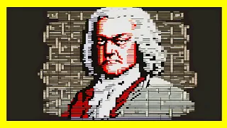 Bach - Invention 4 in D Minor, BWV 775 - Pixel Art Synthwave Soundfont