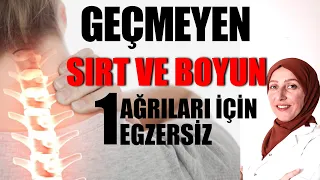 GEÇMEYEN SIRT VE BOYUN AĞRILARI İÇİN TEK ''BİR'' EGZERSİZ | KULUNÇ AĞRISI / Fzt Aynur BAŞ