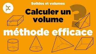 Calculer le volume d'un solide de l'espace