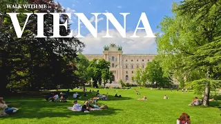 Early Summer Walk in Vienna's Old Town | Burggarten | Walking Tour | 4K HDR