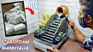 Awesome Wonderful Desktop Indoor Biggest Tabletop Waterfalls | Amazing Antique Mountain Waterfalls