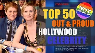 TOP 50 GAY HOLLYWOOD CELEBRITY HISTORY | Out and Proud in Hollywood