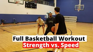 FULL Basketball Workout | How to Score With Strength vs. Speed | College Guards | G2G Basketball