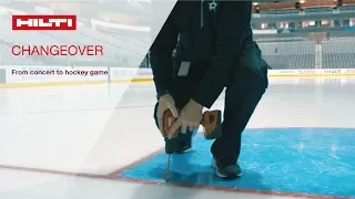 HILTI helps American Airlines Center transform for a hockey game