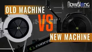Old Concept2 rower vs New Concept2 - Who wins?