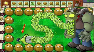 9999 Gatling PEA Plants VS 100 Dr.ZomBoss Gargantuar Plants vs Zombies Hack