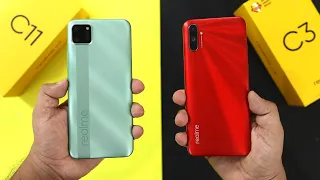 Realme C11 Vs Realme C3 Comparison I SpeedTest,Gaming & Battery Drain I MediaTek Helio G35 Vs G70