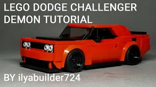 Lego Speed Champions Dodge Challenger Demon MOC