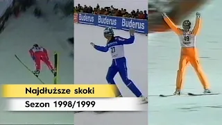 Najdłuższe skoki konkursów #23 - Sezon 1998/1999