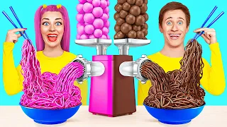 Desafío Comida de Chicle vs de Chocolate | Desafío Loco por Multi DO Challenge