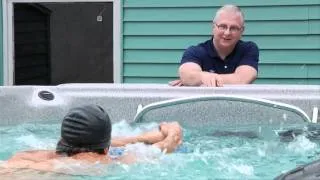 Michael Phelps Uses a Swim Spa to Train - MP Webisodes EP.01