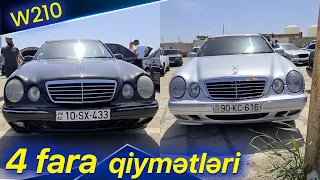 W210 4 fara Mercedes qiymətləri Sumqayıt maşın bazarı ▶️ @masinbaz @tajafarov ◀️ #w210