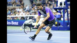 Grigor Dimitrov Slices a Strong Dropshot | US Open 2019 Hot Shots