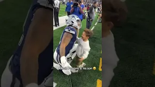 So wholesome ❤️ (via dallascowboys/IG) #shorts #football #highlights #nfl #cowboys #kids