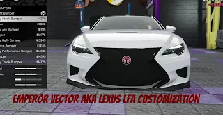 GTA Online New car! Emperor Vectre Full Customization! Lexus LFA!