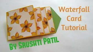 How to make - Waterfall Card Tutorial | by Srushti Patil