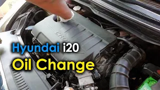 Hyundai i20 CRDi Diesel Oil Change in detailed steps.