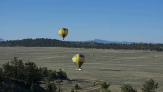 Time lapse of Hot Air Balloons in Hartsel Colorado