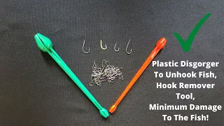 How To Use A Plastic Disgorger To Unhook Fish - Snelled Fish Hook Remover Tool 2 in 1 [4K]